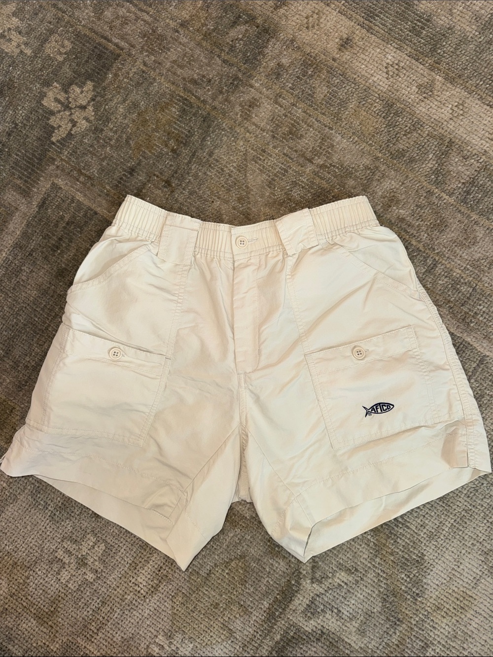 AFTCO Men's 30 6” Original Stone Fishing Cargo Shorts